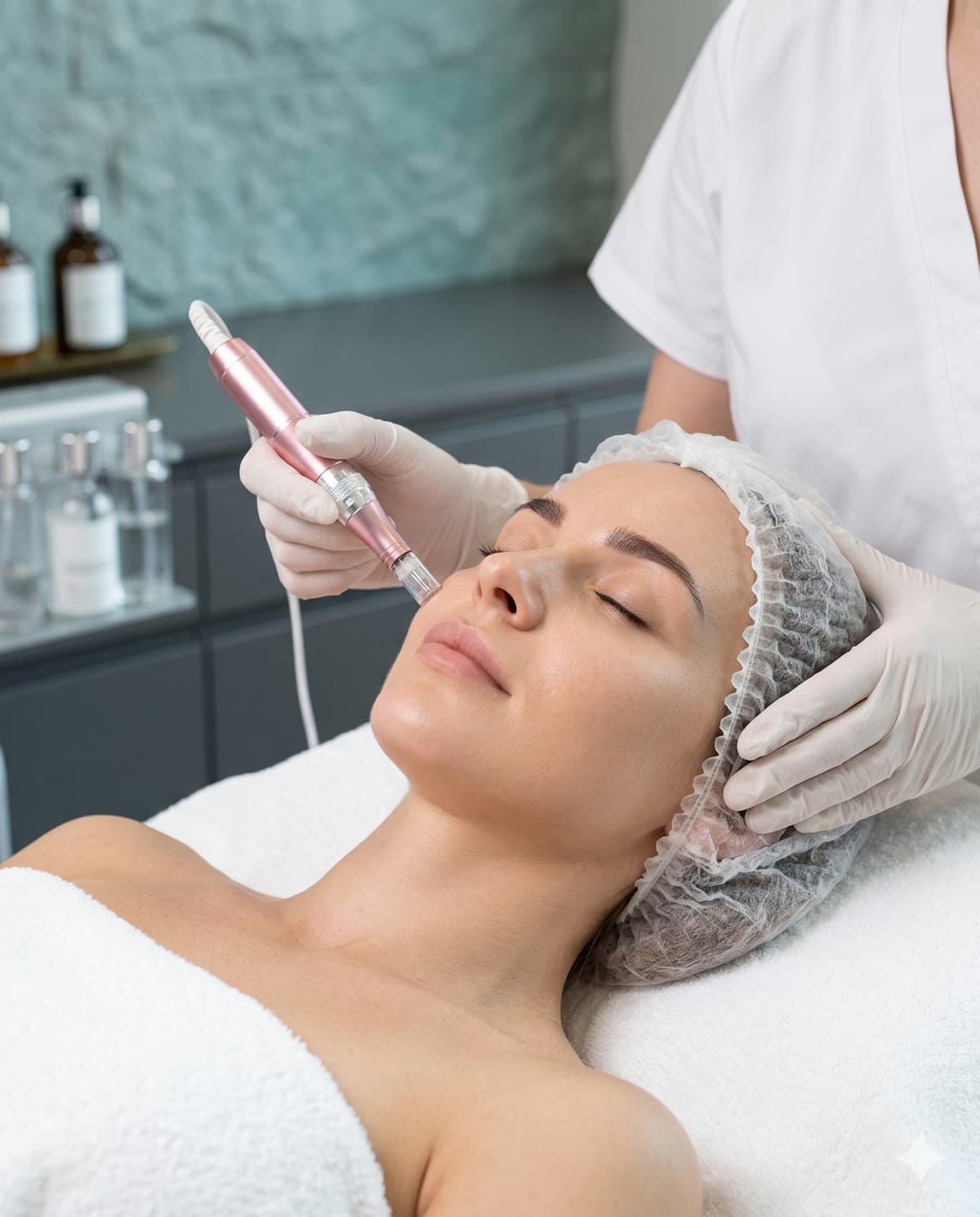 Piel hidratada y luminosa tras mesoterapia facial — Clínica Pura Vida Valencia