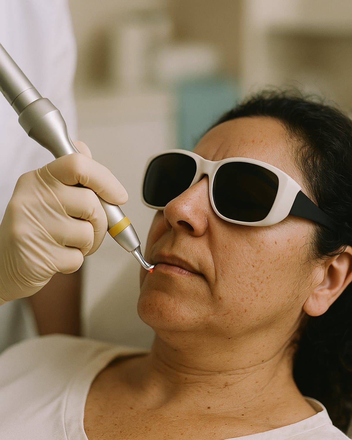 Eliminación de manchas con láser en consulta — Clínica Pura Vida Valencia