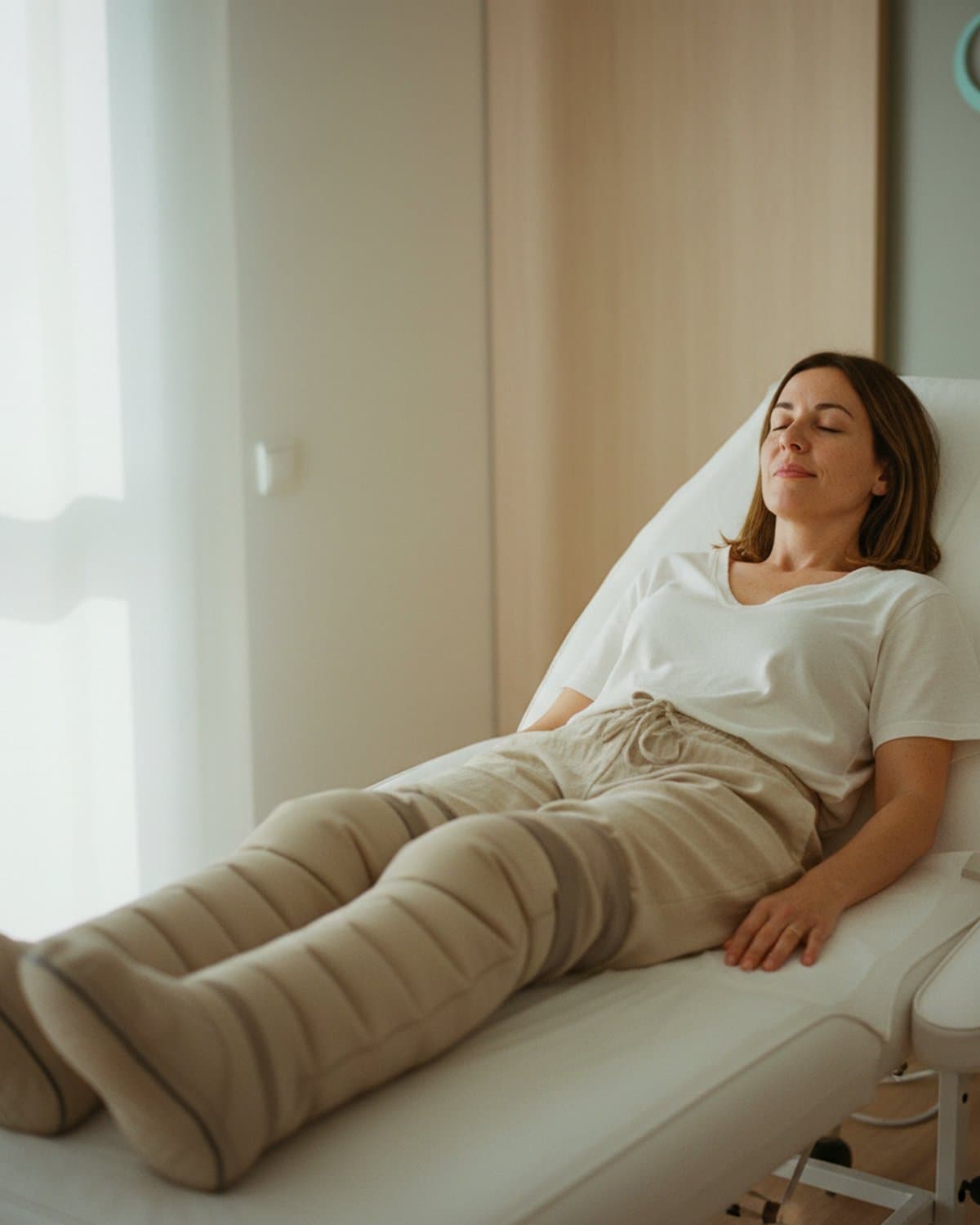 Sesión de presoterapia — Clínica Pura Vida Valencia